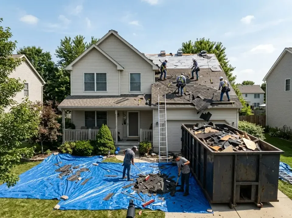 roof-replacement-debris-remova-004 — frequently asked questions, Cheapest Dumpster Rentals in Carbon Cliff, IL